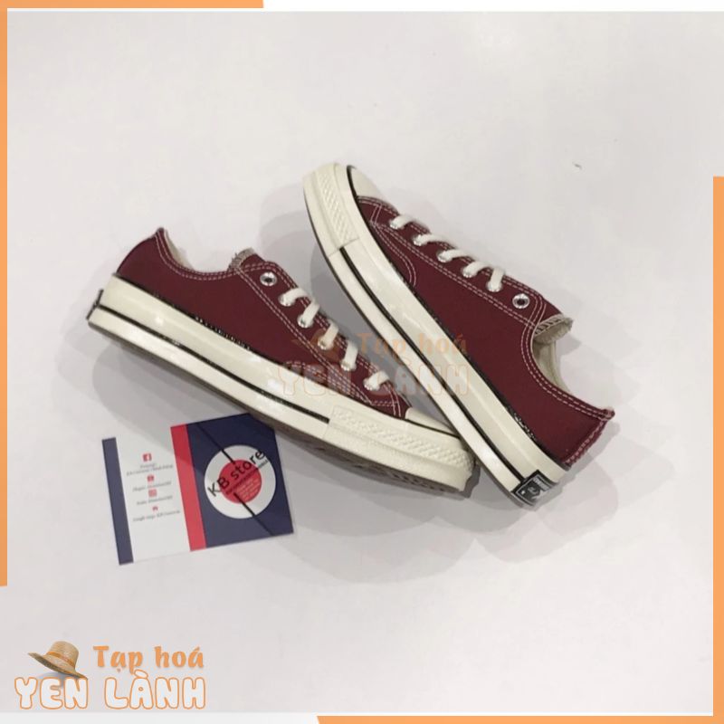 Giày Converse 1970s đỏ mận cổ thấp chính hãng