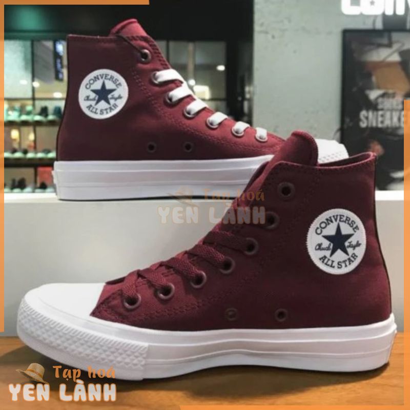 Giày Converse Chuck Taylor All Star II 150144 chính hãng. Nữ, Đỏ Đô. Mới 100%