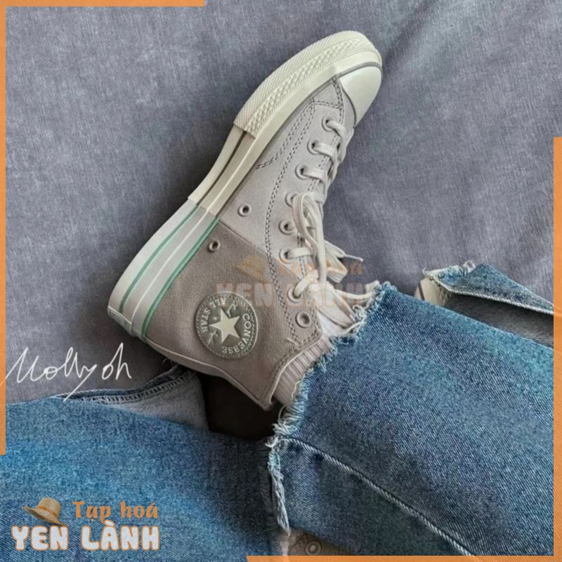 Giày Thể Thao Converse all Star 13 Bằng Vải Canvas Hai Màu Ghép Nối Dễ Phối Đồ Đa Ứng Dụng Cho Nam Và Nữ