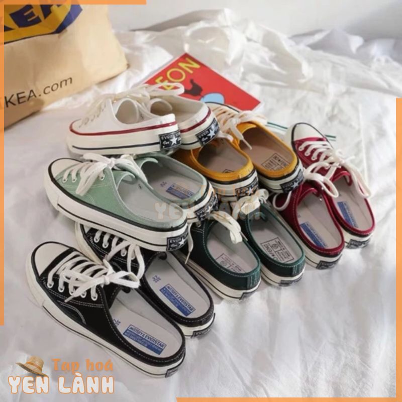 Giày bệt dáng converse không gót