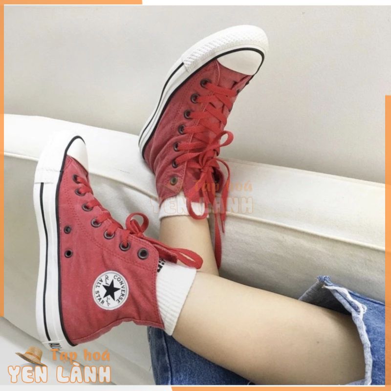 Giày Converse Đỏ Denim Limited High Real2hand