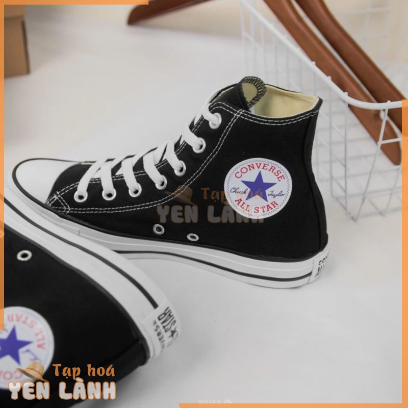 CHÍNH HÃNG | Giày Converse Classic Nam, Nữ Màu Đen Cổ Cao | IMMA.G