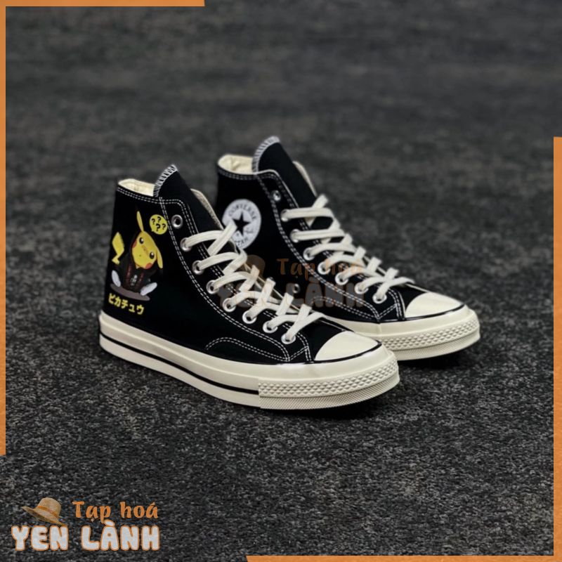 Giày Thể Thao canvas Converse Chuck 1970S 1755 Phiên Bản Giới Hạn Họa Tiết Pokemon x Converse Chuck 1970S