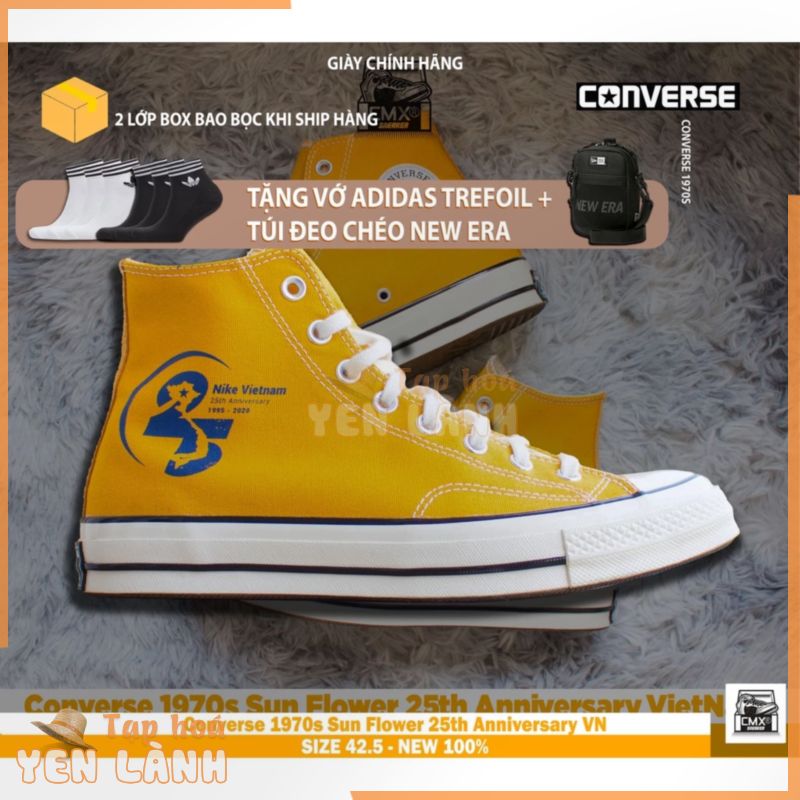 [ HÀNG CHÍNH HÃNG ] Giày Converse 1970s 25th Anniversary Việt Nam ‘ Sun Flower ‘ – REAL AUTHETIC 100%