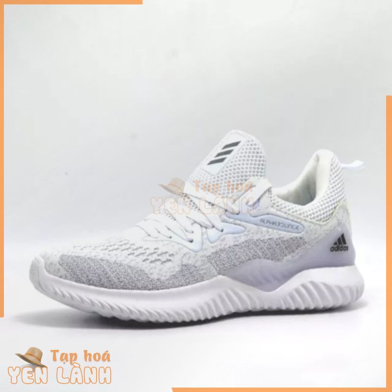 [Fullbox, video] Giày thể thao Alphabounce trắng phối xám kiểu sneaker couple siêu êm