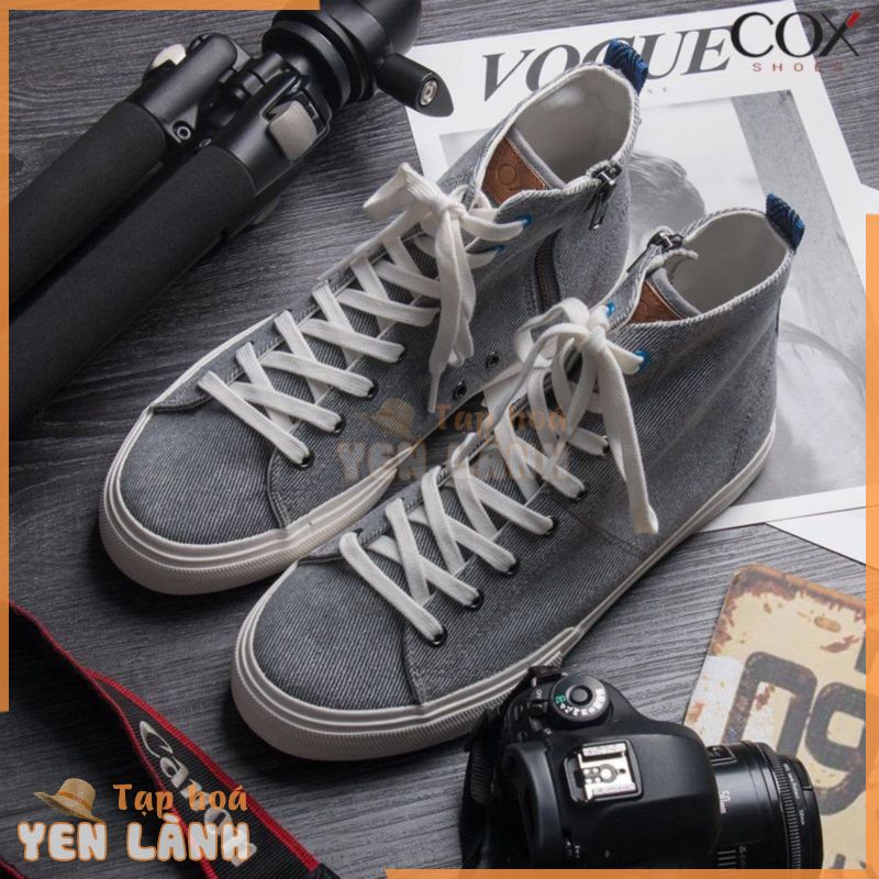 GIÀY COX SHOES CỔ CAO NAM GREY