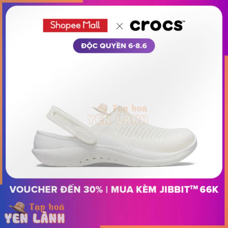 Giày Clog Unisex Crocs Literide 360 – Almost White