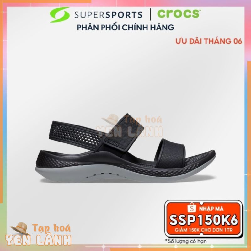 [Mã SSP150K6 giảm 150K đơn 1TR] Giày sandals nữ Crocs Literide 360 – 206711-02G