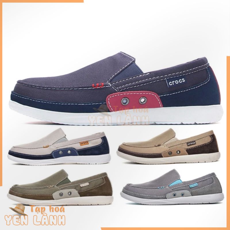 CROCS Giày Lười Vải canvas Thời Trang Dành Cho Nam [14392]