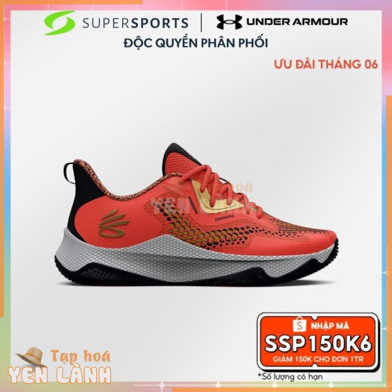 [Mã SSP150K6 giảm 150K đơn 1TR] Giày bóng rổ unisex Under Armour Curry Splash 3 – 3026891-800