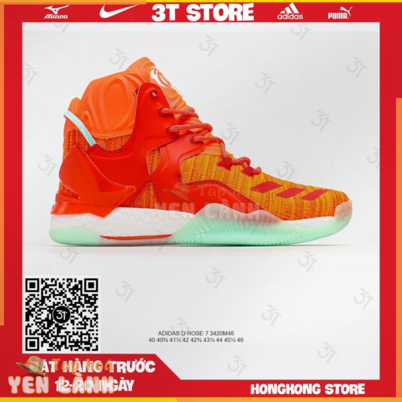 GIÀY SNEAKER MÃ SẢN PHẨM_Adidas D Rose 7 NHIỀU MÀU PHONG CÁCH FULLBOX + FREESHIP