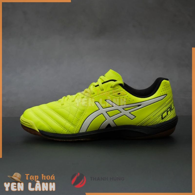 GIÀY ĐÁ BÓNG CHÍNH HÃNG ASICS CALCETTO WD 8 IC – 1113A011-751 – VÀNG CHANH