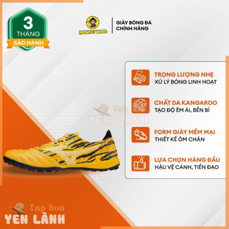 Giày Đá Bóng Nam MIZUNO Morelia Neo 3 Pro AS Chính Hãng – Chất Liệu Da Kangaroo Cao Cấp