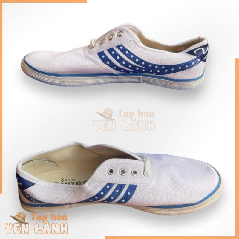 Giày Bata Tàu Đế Xanh Cao Su WARRIOR Chuyên Đá Bóng Sân Nhân Tạo Phủi Cao Cấp Siêu Bền Size 38 – 43