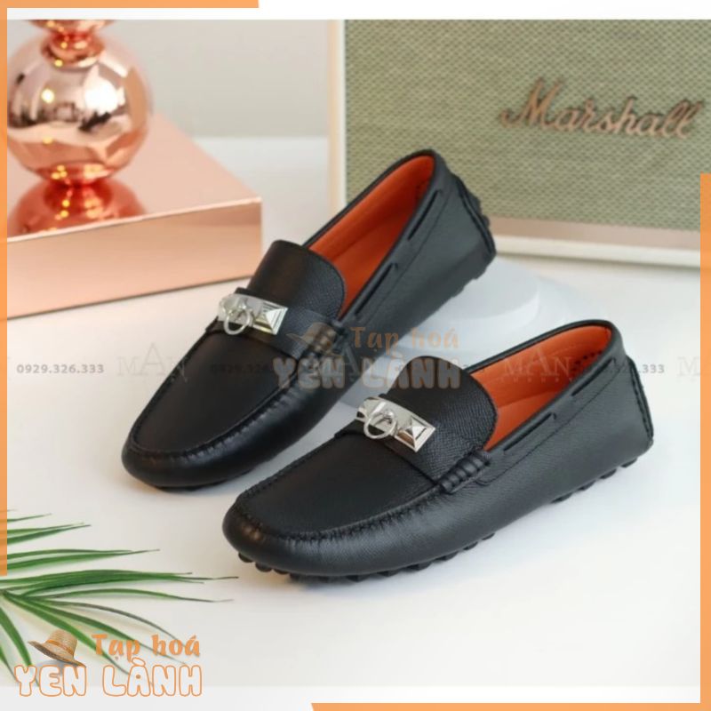 Giày lười nam, Giày da nam moccasins da bò cao cấp MC30