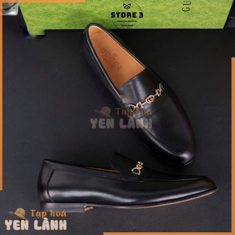 Giày Loafer nam Gucci hàng hiệu/ Giày lười nam da bò cao cấp/ STORE 3