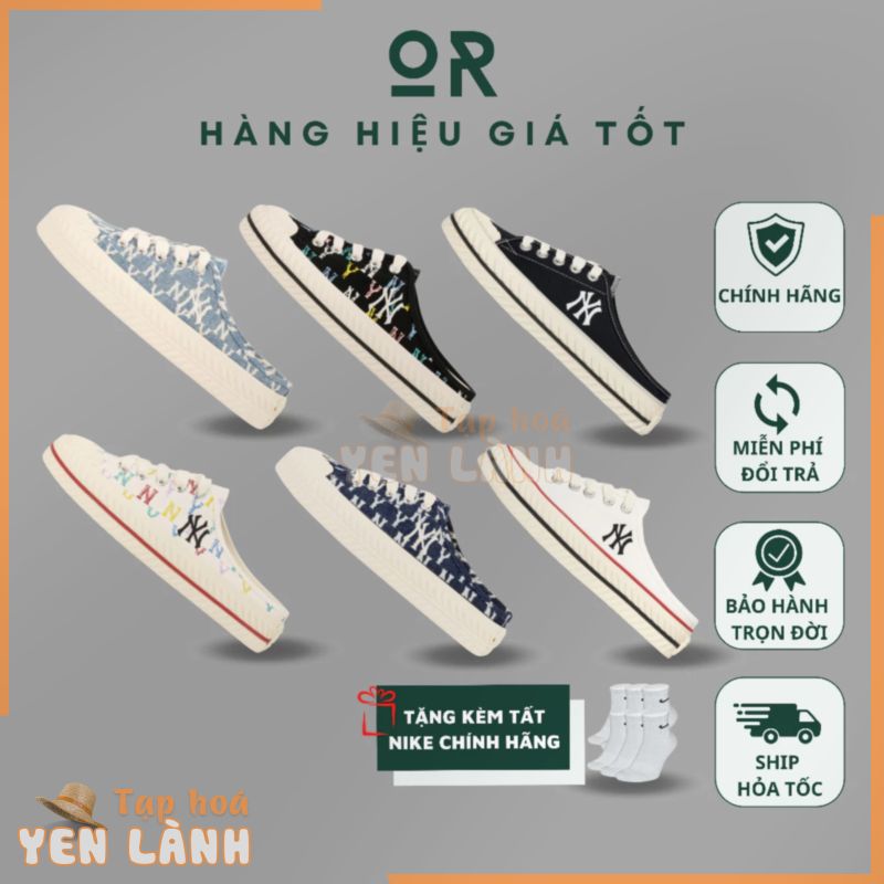 [CHÍNH HÃNG] Giày Sục MLB Mule chính hãng Playball Monogram giày đạp gót thời trang nam nữ unisex – Only Real Sneakers