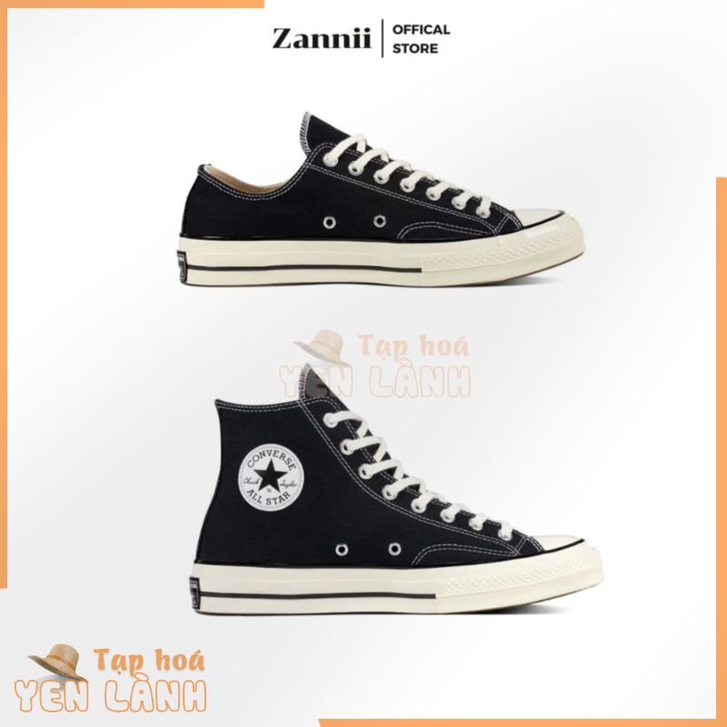 Giày Thể Thao Converse CV 1970s Cổ Cao,Thấp Đen – Giày Sneaker Nam Nữ Thời Trang Học Sinh Đi Học Giá Rẻ Full Box Bill