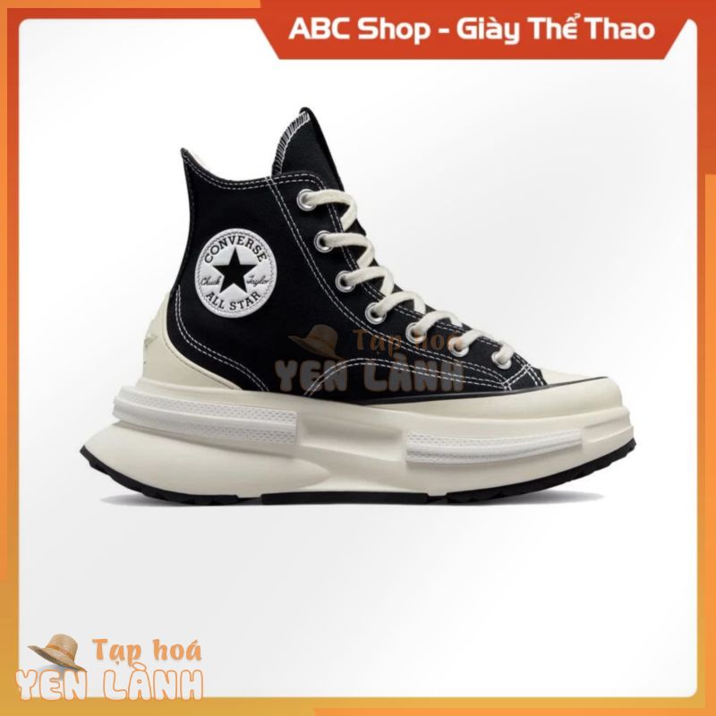 Giày Sneaker Convers RunStar Legacy CX Black White , Giày Thể Thao Nam Nữ CV Cao Cổ Màu Đen Trắng Mới SC ABC Shop