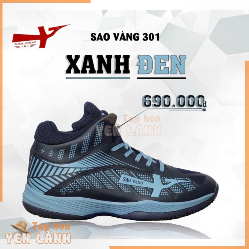 Giày Sao Vàng 301 Xanh Đen – Bóng Chuyền