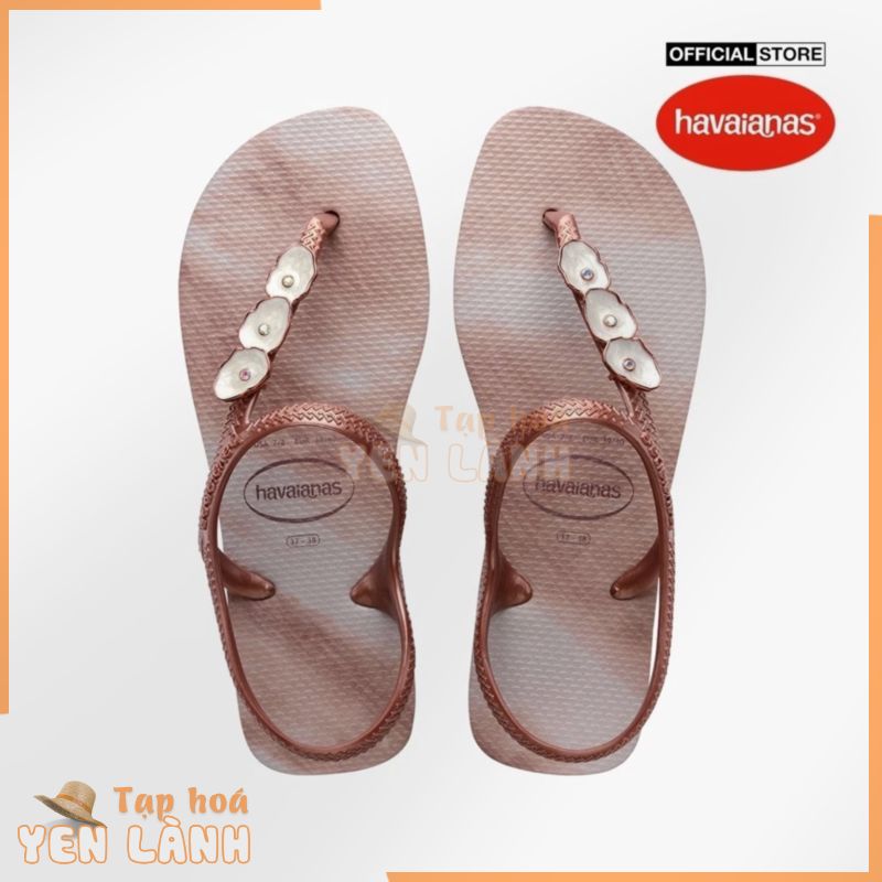 HAVAIANAS – Giày sandals nữ đế bệt Flash Urban Atlantis Swarovski 4147077-3544