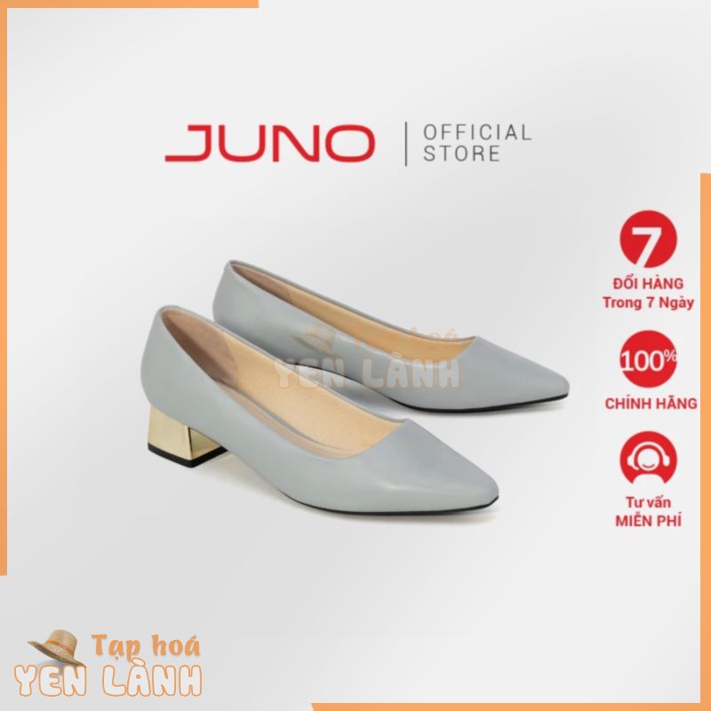 Giày cao gót Nữ Thời Trang 5cm JUNO pump mũi vuông CG05096