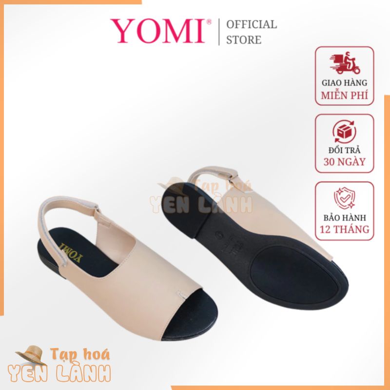 Giày Sandal Nữ YOMI Sandal Quai Kẹp Bản To SY0629