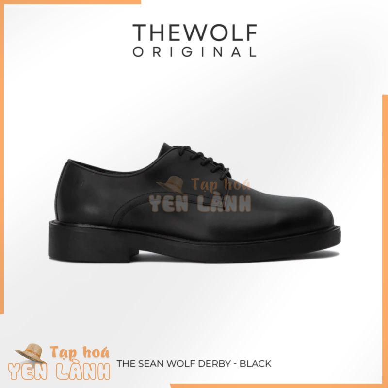 Giày Tây Nam Nữ THEWOLF SEAN DERBY – Black