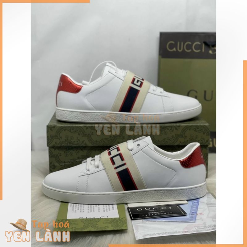 [SIÊU PHẨM] GIÀY THỂ THAO SNEAKER GUCCI ĐOÀN VĂN HẬU, GUCCI ACE CHUN NGANG GÓT ĐỎ BẢN CAO CẤP NAM NỮ ẢNH THẬT TỰ CHỤP