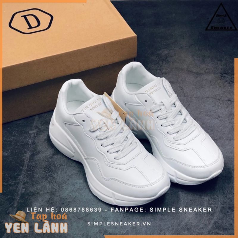 Giày Domba Auth  FREESHIP  Domba Flare Allwhite Chính Hãng – Giày Domba Hàn Quốc Chuẩn Auth