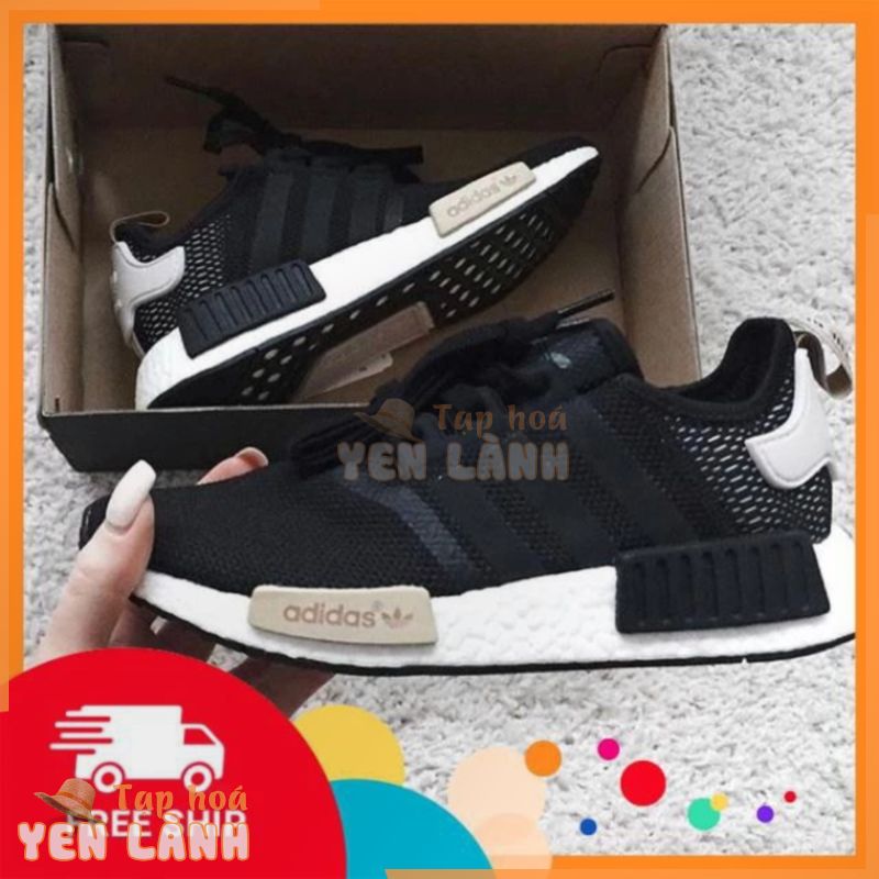 [SALE + FREESHIP] Giày thể thao nam nữ Adidas NMD R1 Black Ice Purple hàng đẹp