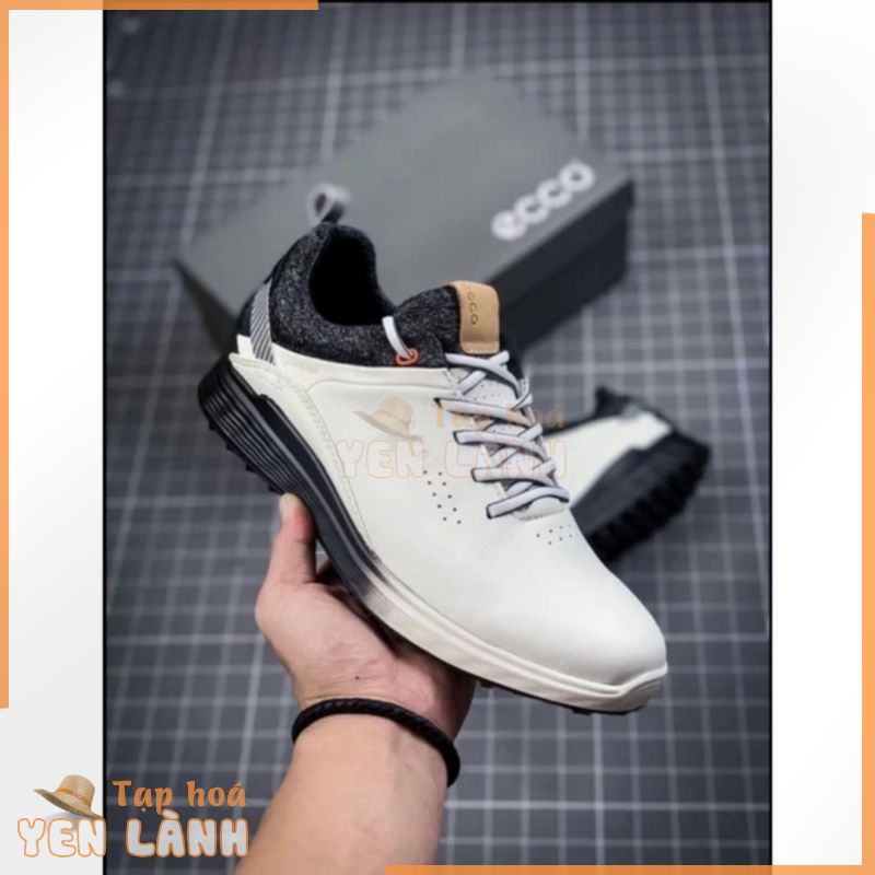 Giày Golf Nam Hãng Ecco Dây Buộc Đế Chống Trượt, Chống Thấm Nước Tốt