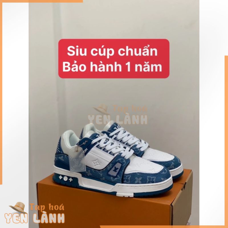 (Bảo hành 1 năm) Giày Thể Thao Nam Nữ Tăng Chiều Cao Eo Vì Mới Xanh Trắng ( Tuyết ) – Phiên Bản Cao Cấp