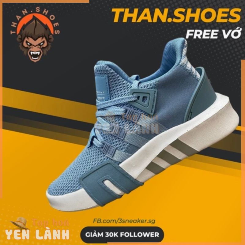 Giày EQT Basketball Adv ASH Blue Foot Wear White, EQT Xanh Dương – Than.Shoes