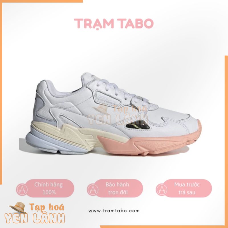 [CHÍNH HÃNG] EG8141 – GIÀY NỮ ADIDAS FALCON WHITE BLUE PINK – MÀU TRẮNG/HỒNG/XANH/VÀNG