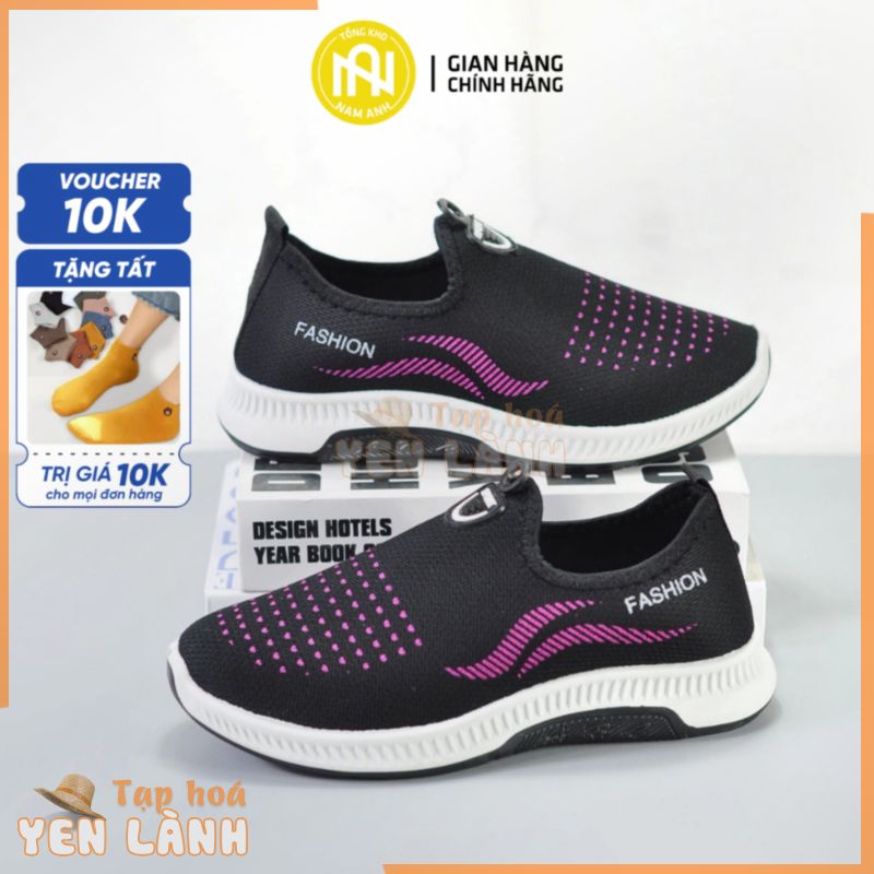 Giầy thể thao nữ SPORT A37 Fashion vải thoáng khí, gày sneaker thể thao bền đẹp giày đi bộ, đi tập nhẹ êm chân