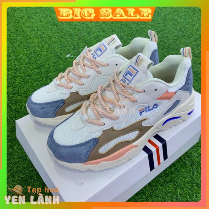 Giày FILA_Ray_Tracer_Xanh cam Sneaker Nữ chất lượng cao, giá rẻ tốt nhất thị trường toàn quốc Việt Nam