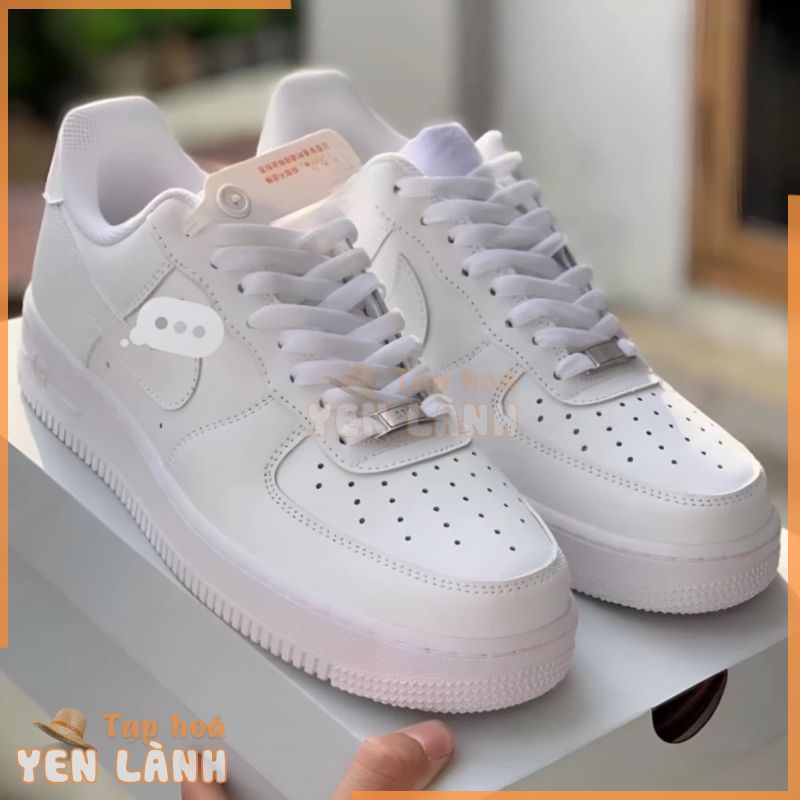 Giày Thể thao Nike Trắng,, Giày AF1  air force1 Trắng Cổ Thấp Cao Cấp Full Size Nam Nữ tặng Full Phụ Kiện