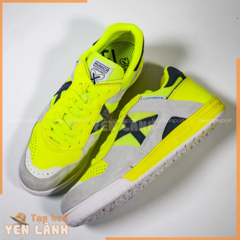 Giày futsal X MUNICH CONTINENTAL 947 – Solar Yellow/Grey