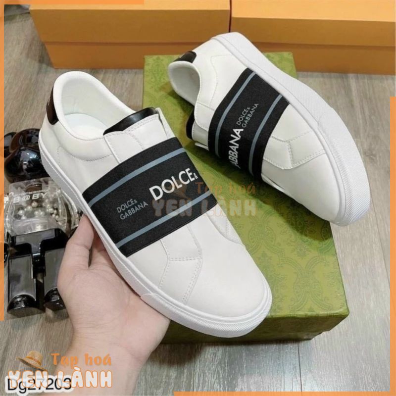 Giày Thể Thao Sneaker Slipon Givenchy Giày Trắng Vải Đen Dấu X – Giày Lười Slipon Thời Trang Cao Cấp