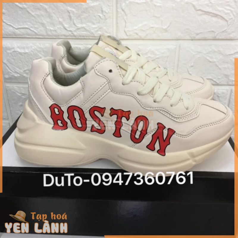 Giày thể thao   mới boston đỏ hàng đẹp size Nam Nữ