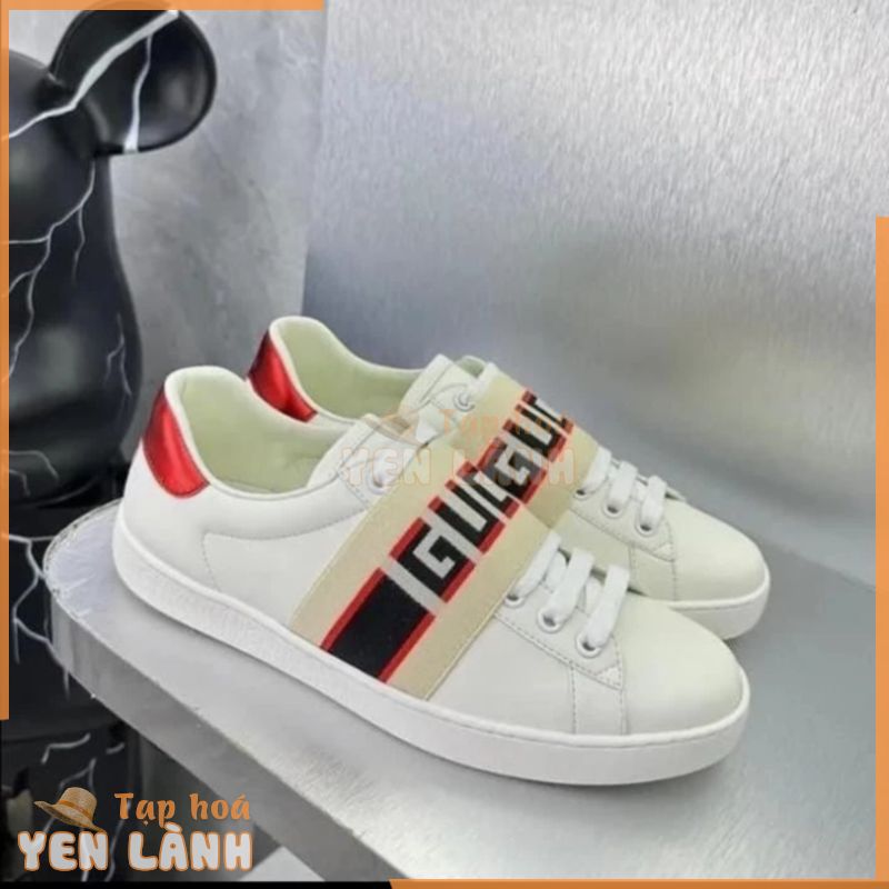 Giày Gucci chun quai Ngang, Sneaker Thể Thao nam nữ GC Chun Ngang Bản Trung Hàng Cao Cấp Full HỘP BILL