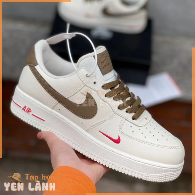 Giày Thể thao A.F1_Nike Vệt Nâu , Giày Sneaker Nam Nữ Hàng SCXMEN99