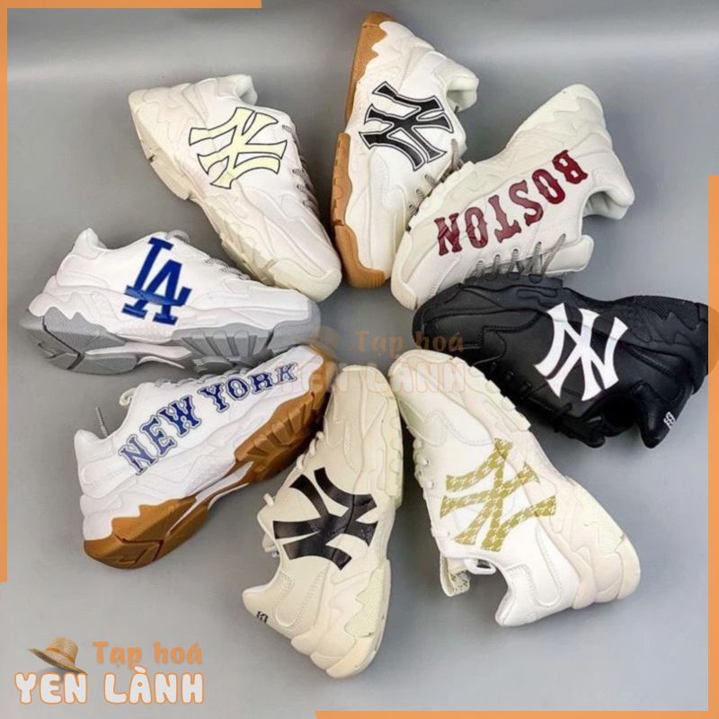 Giày Độn Đế MLB các màu Ny Boston la Hot Trend thể thao sneaker, hàng Full box Full bill