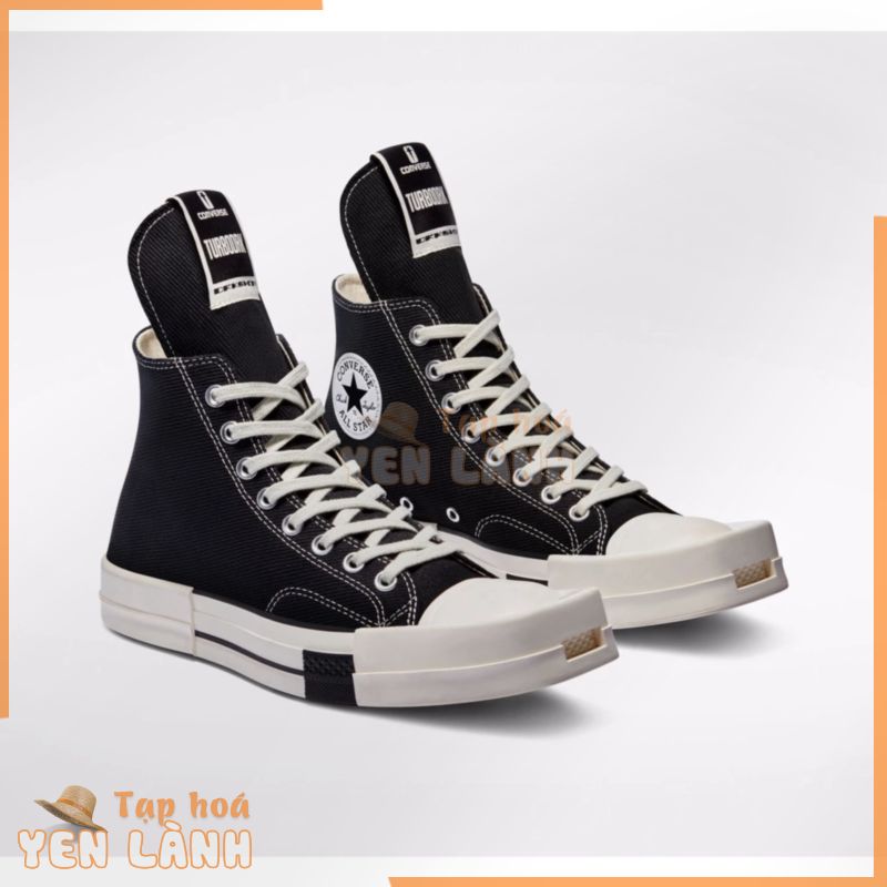 Giày Converse RICK OWENS x DRKSHDW x Chuck Taylor All Star 70 High top black Đế vuông( Full box)