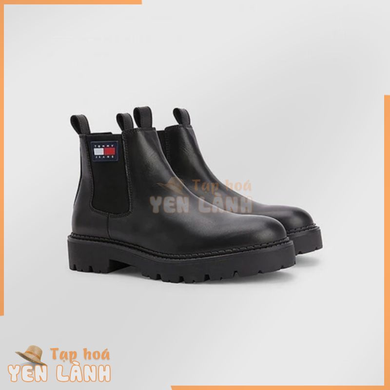 TOMMY HILFIGER – Giày Nam Heritage Branding Chelsea Boot EM0EM01058BDS