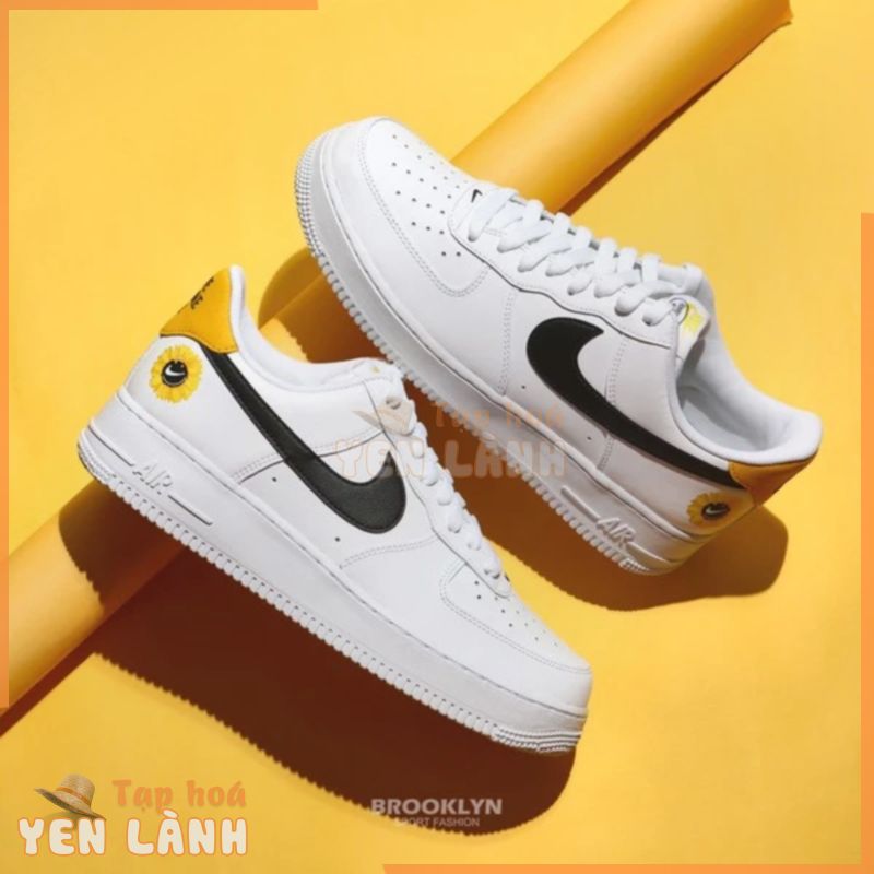 [CHÍNH HÃNG] Giày thể thao Sneaker N.I.K.E Air Force 1 ‘HAVE A NIKE DAY’ HOA CÚC màu Trắng – Code: DM0118-100