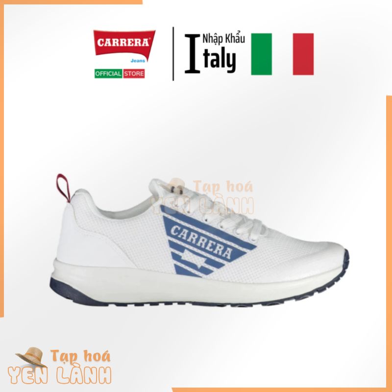 Giày thể thao sneakers nam Cao Cấp Carrera Jeans Chạy Bộ Nhập Khẩu Chính Hãng Từ Italy – CAM41101M_BIANCO_1033