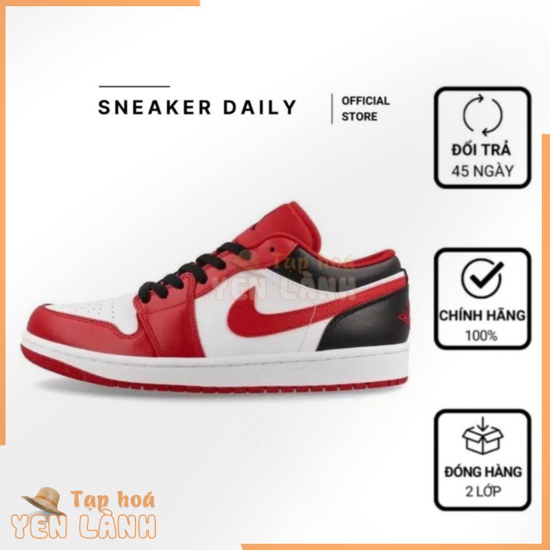 [Chính hãng] Giày Air Jordan 1 Low GS ‘Chicago Bulls’ 553560-163