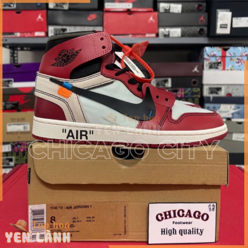 Giày  Air Jordan 1 Retro High OG  Off-White [ Best quality ]